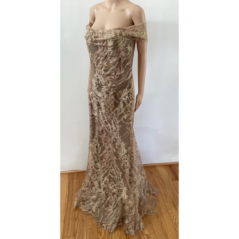 RENE RUIZ COLLECTION GLITTER GOWN - Picture 3 of 10